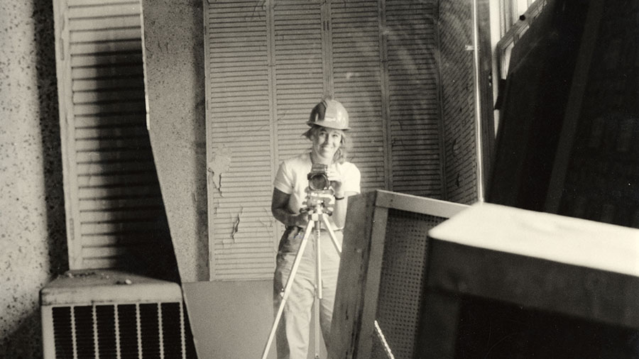 Carol M. Highsmith self-portrait in Willard Hotel, Washington,D.C